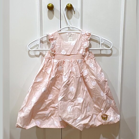 Elegant pink printed dress 3-5T - Picture 1 of 2